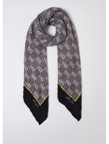 Liu Jo foulard con logo nero